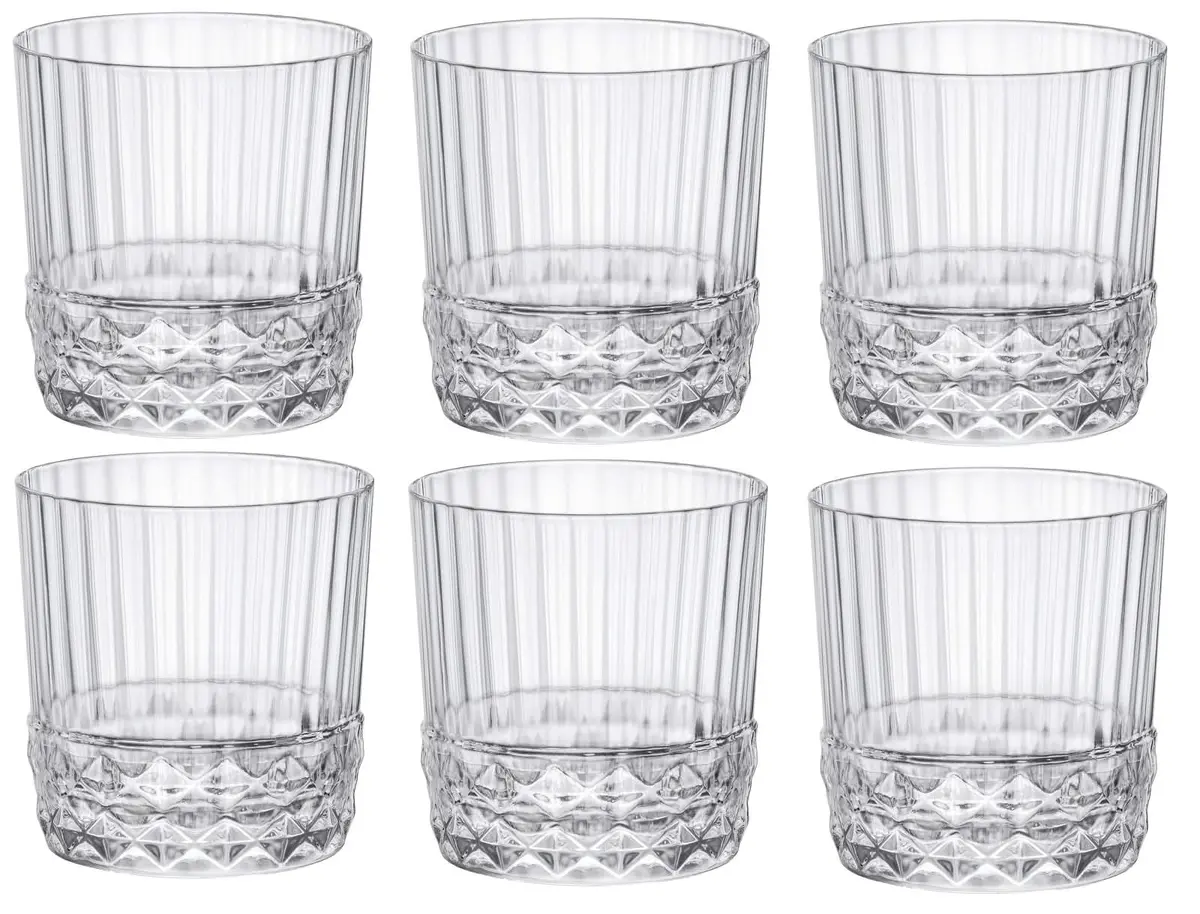 Bormioli Rocco Cocktailglazen / Whiskey Glazen / Waterglazen America 20'S - 380 Ml - 6 Stuks 1