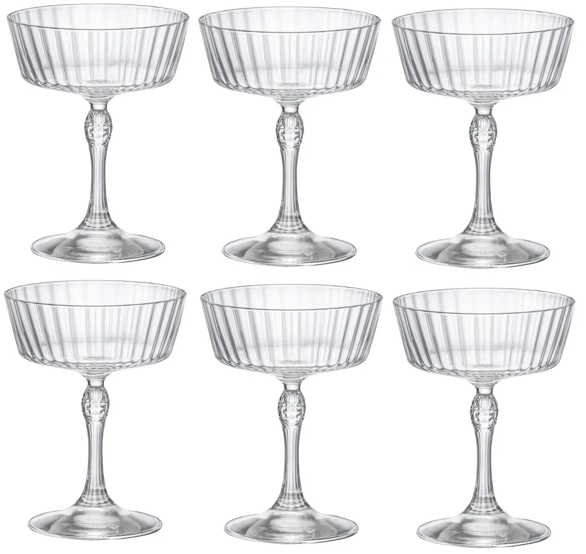 Bormioli Rocco Cocktailglazen America 20'S - 270 Ml - 6 Stuks 1