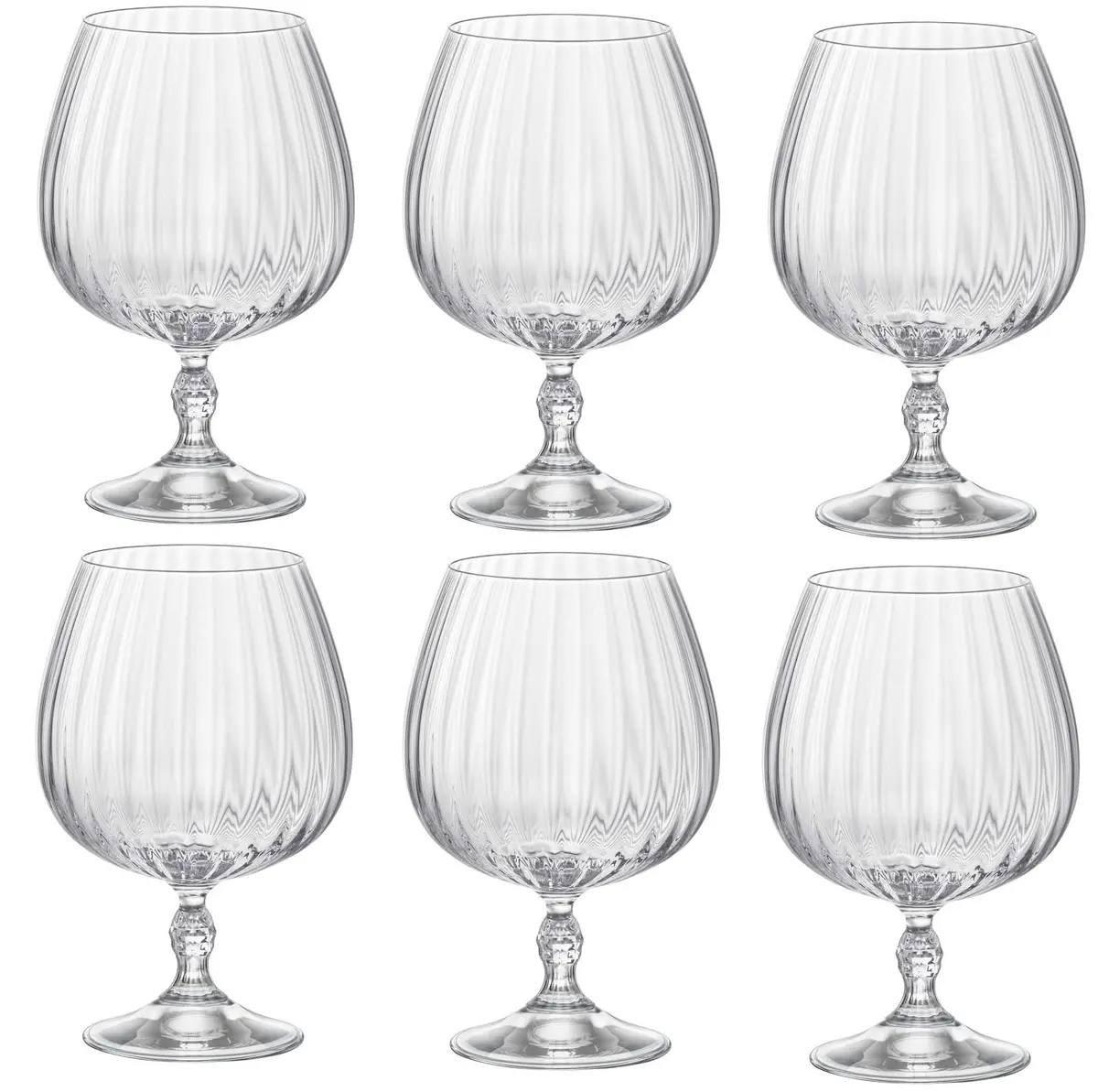 Bormioli Rocco Cognac Glazen America 20'S - 650 Ml - 6 Stuks 1