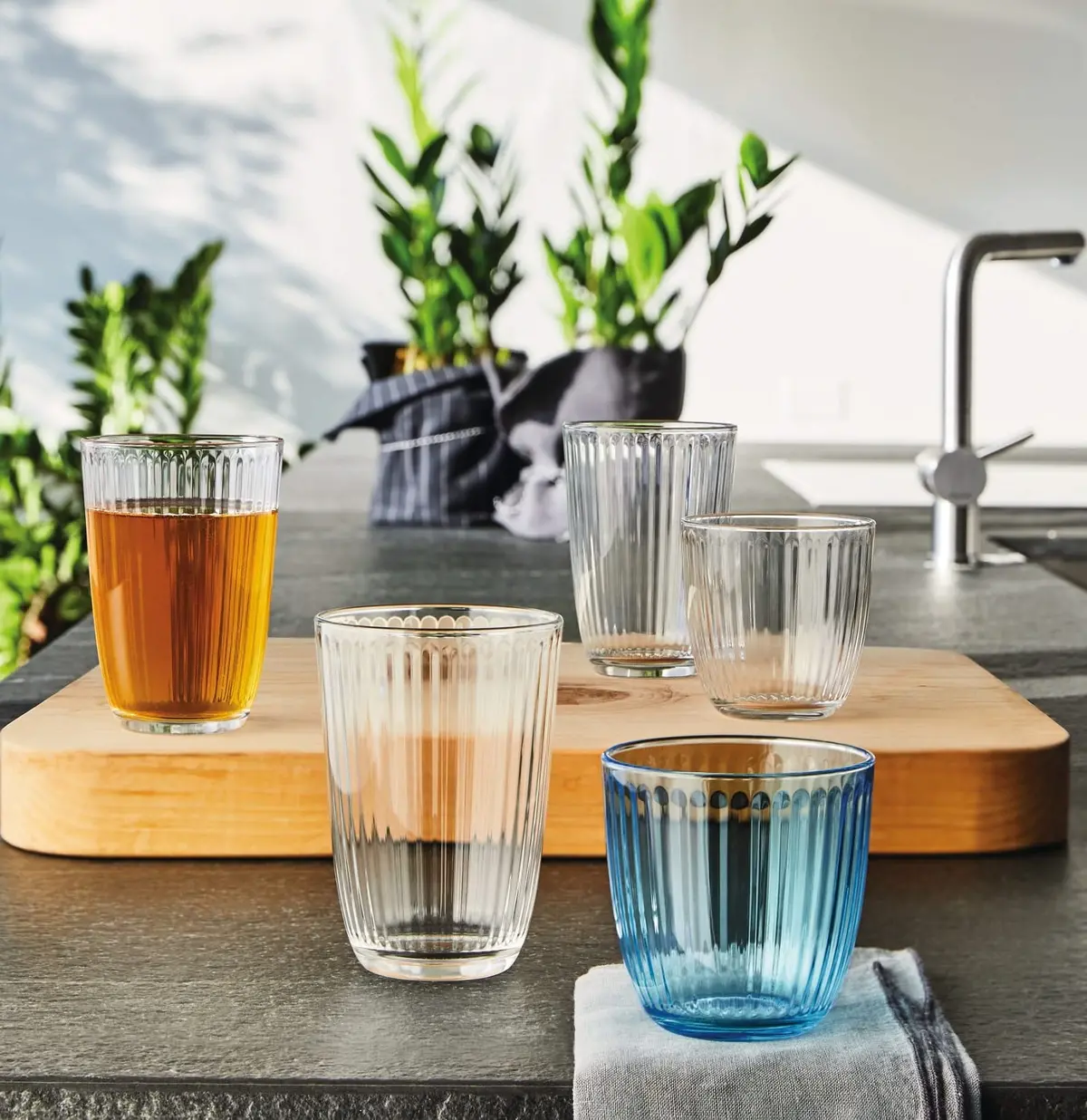 Bormioli Rocco Waterglazen Line Blauw - 290 Ml - 6 Stuks 2
