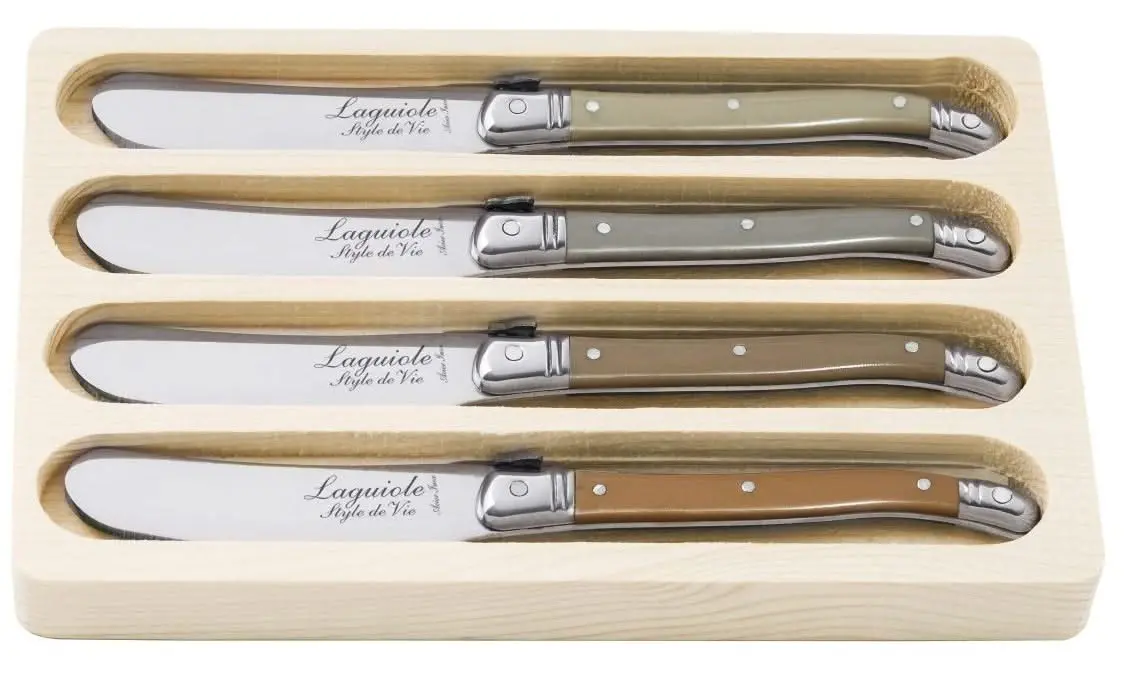 Laguiole Style De Vie Botermessen Treasure 4 Stuks 1