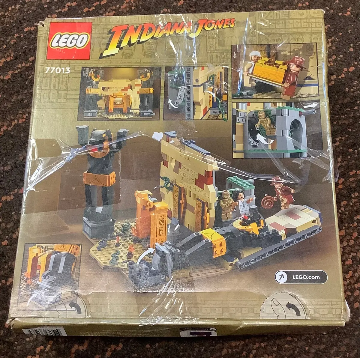 Broken Seal - Lego Indiana Jones Raiders Of The Lost Ark Escape From The Lost Tomb Building
Kit 77013 , Damaged Box, As Is 2