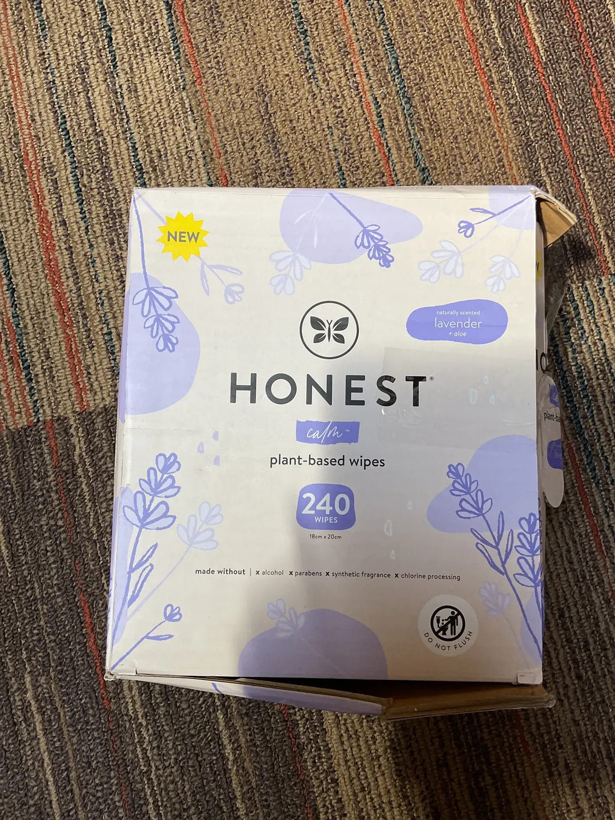 The Honest Company Calm + Cleanse Plant-Based Baby
Wipes - Lavender - 240Ct 1