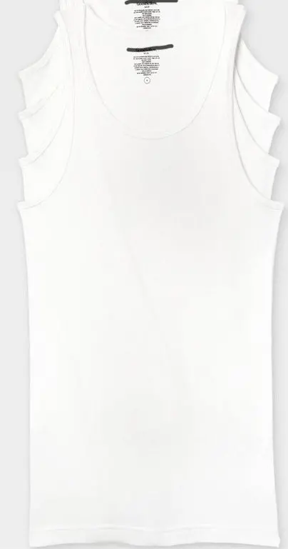 Undershirt- White (Out Of Package 2Set) (L) 1