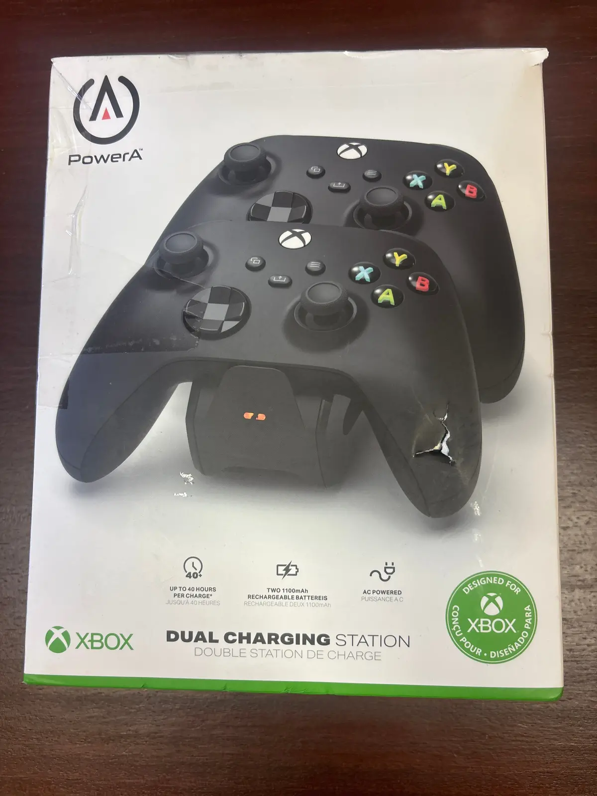 Powera Dual Charging Station For Xbox Series X S/Xbox One Wireless Controllers
- Black - Open/Damaged Box 1