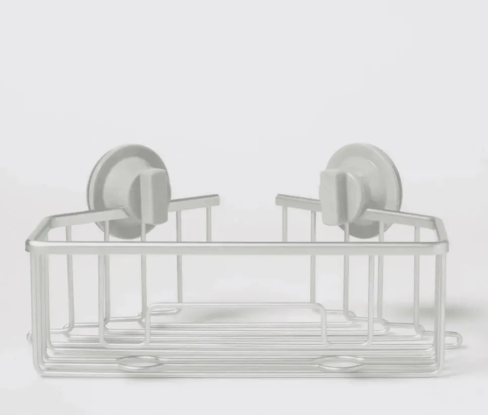 Rustproof Suction Corner Basket Aluminum 1