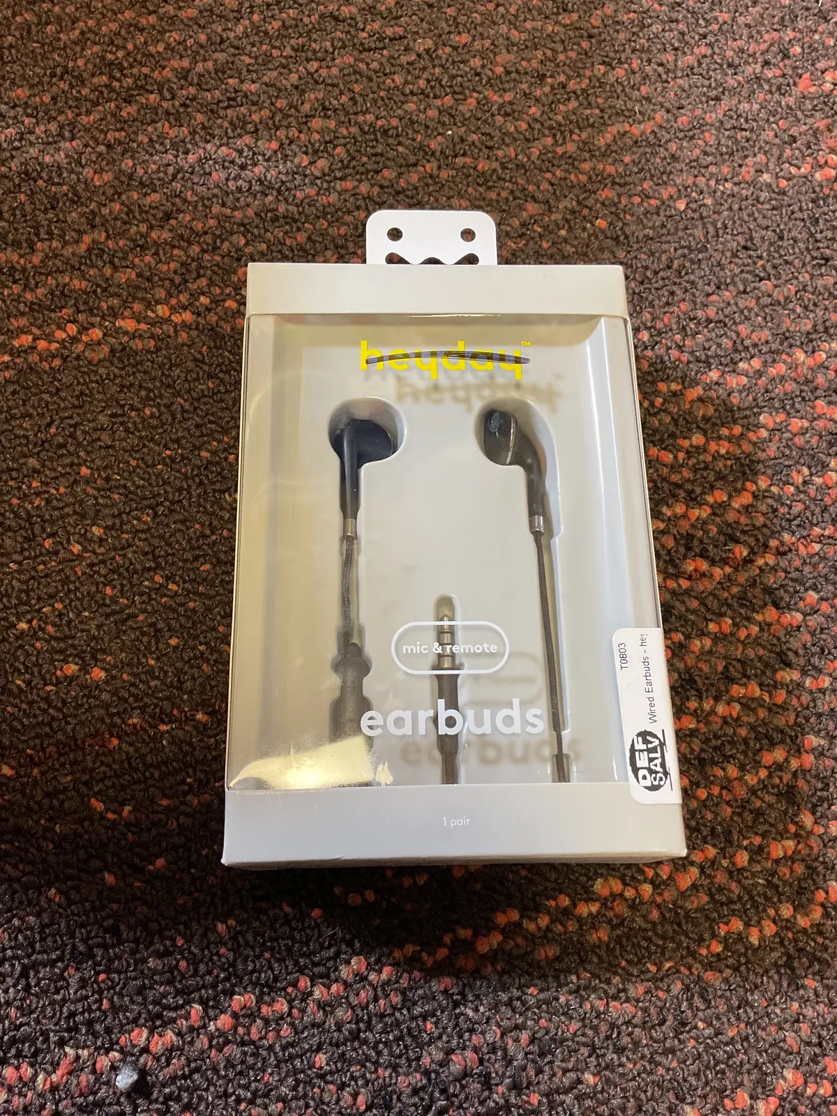 Wired Earbuds-Black 1