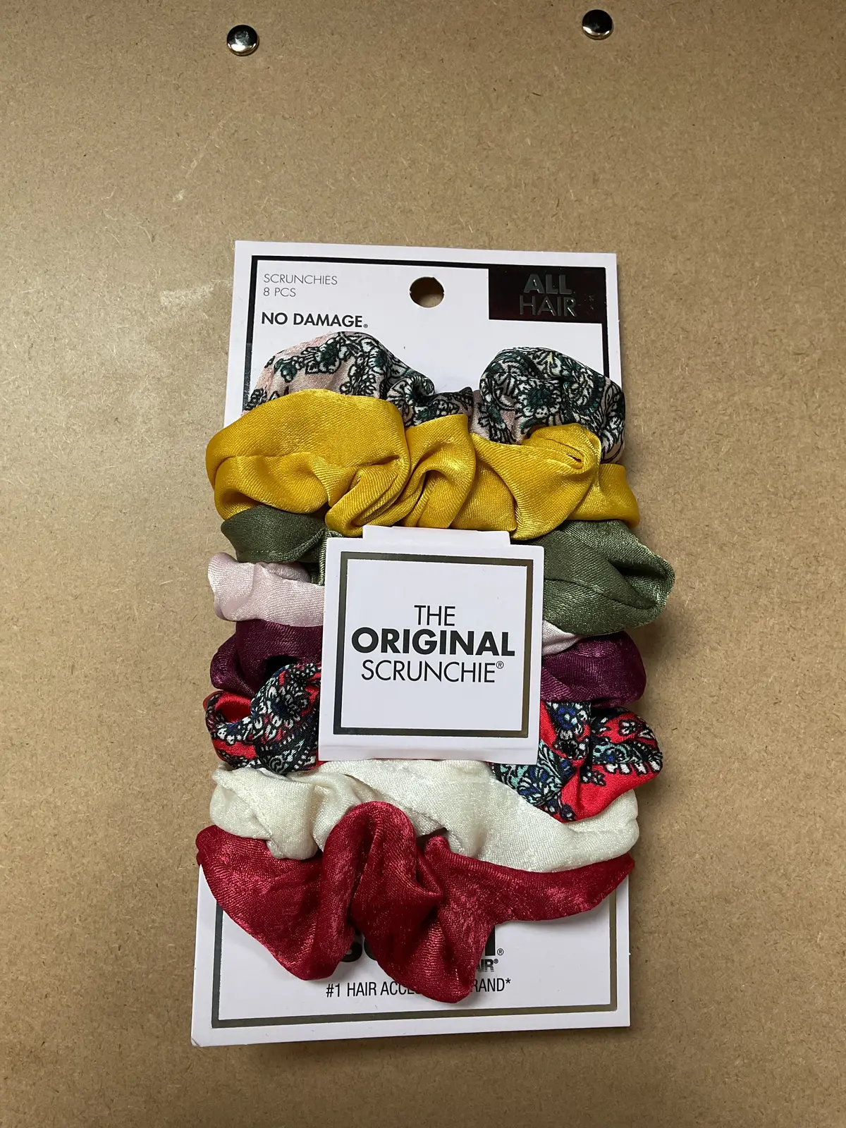 Scunci Small Scrunchies - Berry Pink - 8Ct 1