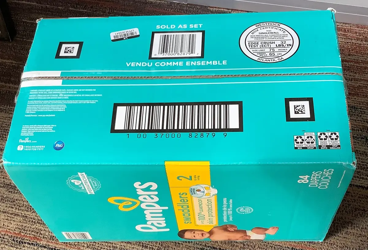Pampers Swaddlers Active Baby Diapers Super Pack - Size 2
- 84Ct 1