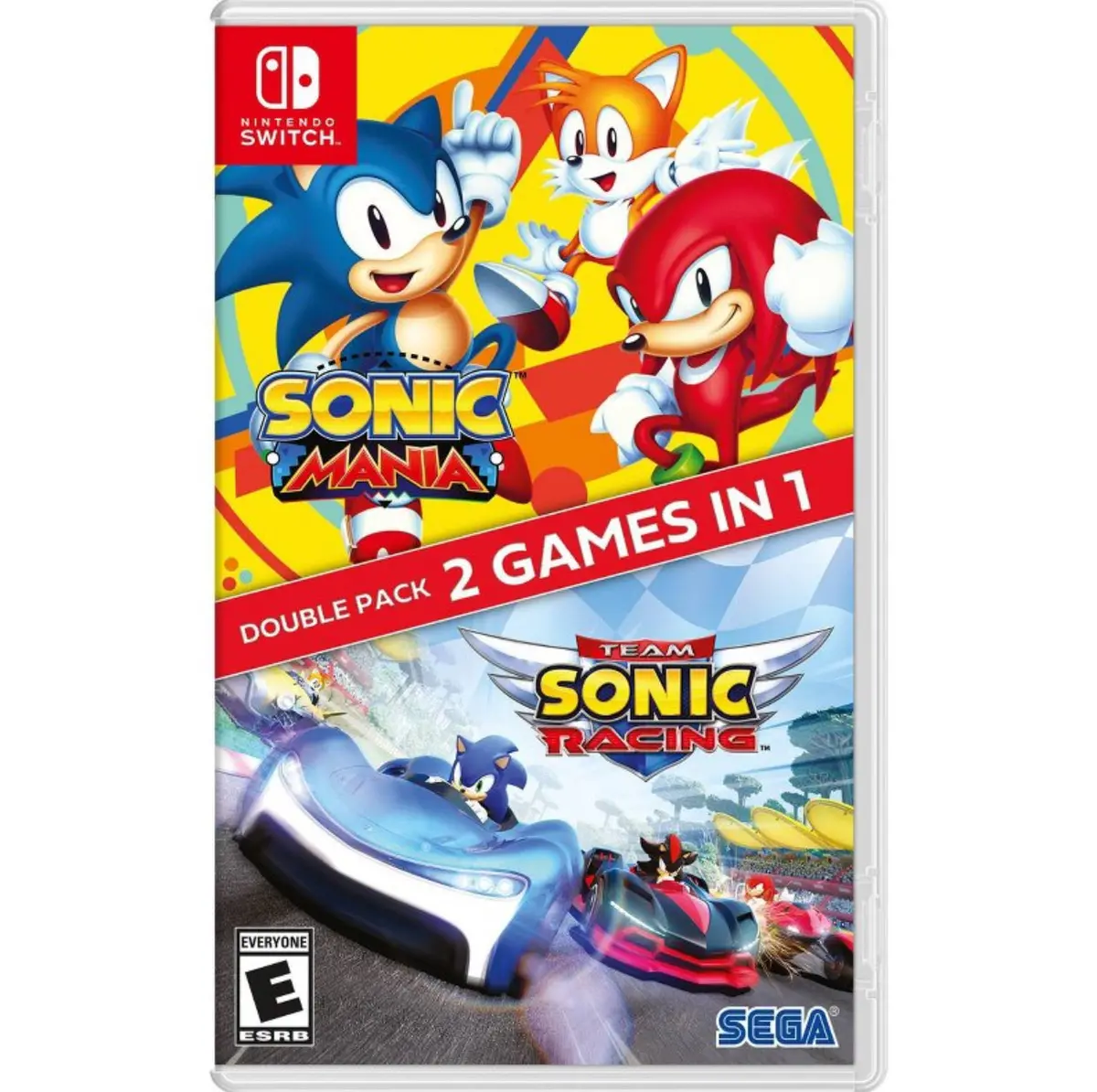 Sonic Mania + Team Sonic Racing - Nitendo Switch                       (Damaged Packaging)(Pre-Owned) 1