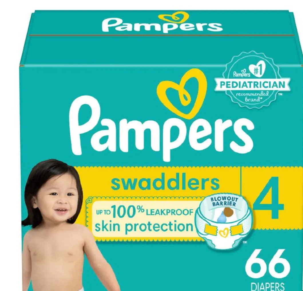 Pampers Swaddlers Active Baby Diapers
Super Pack - Size 4 - 66Ct 1