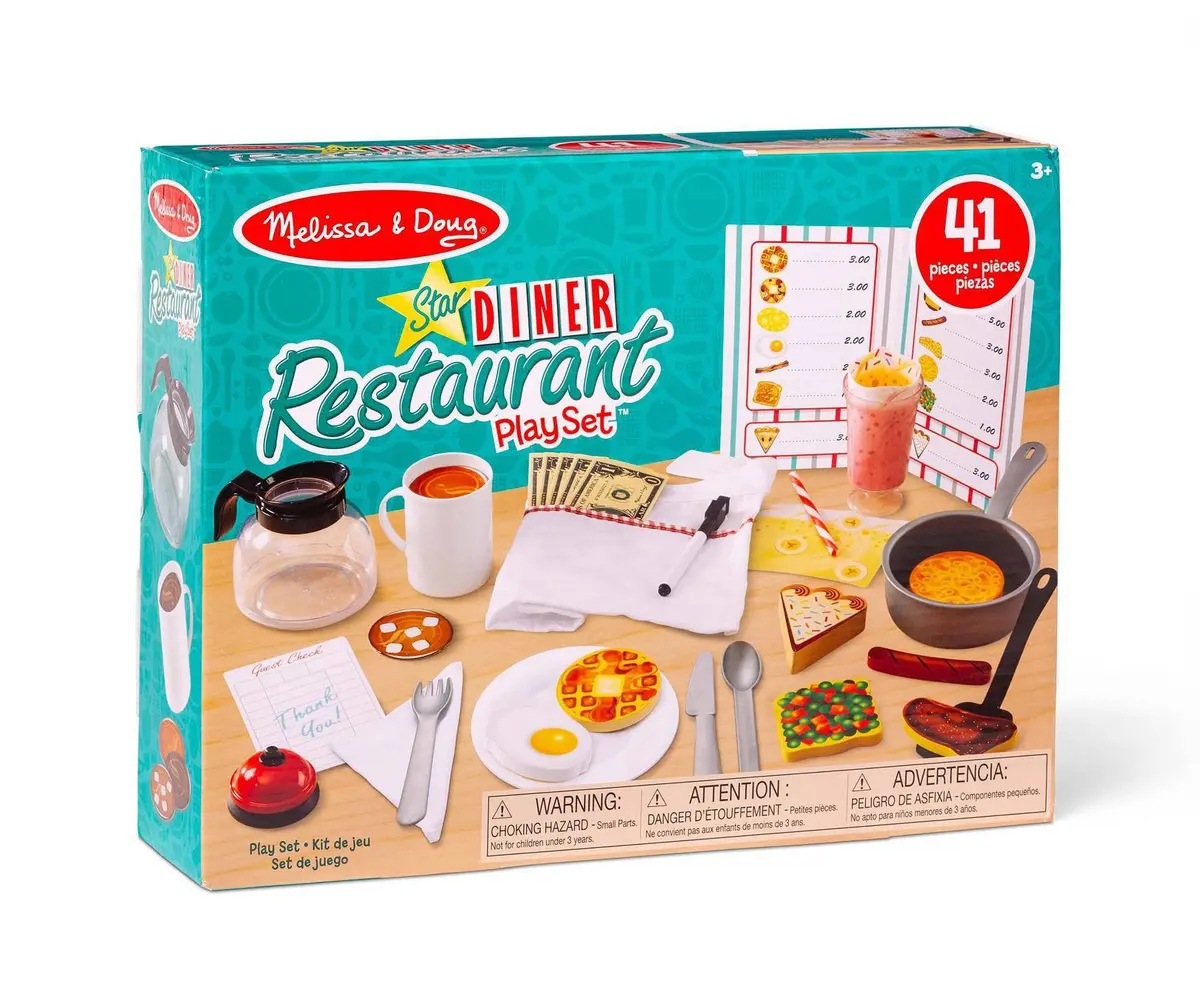 Melissa & Doug Star Diner Restaurant Play Set 1