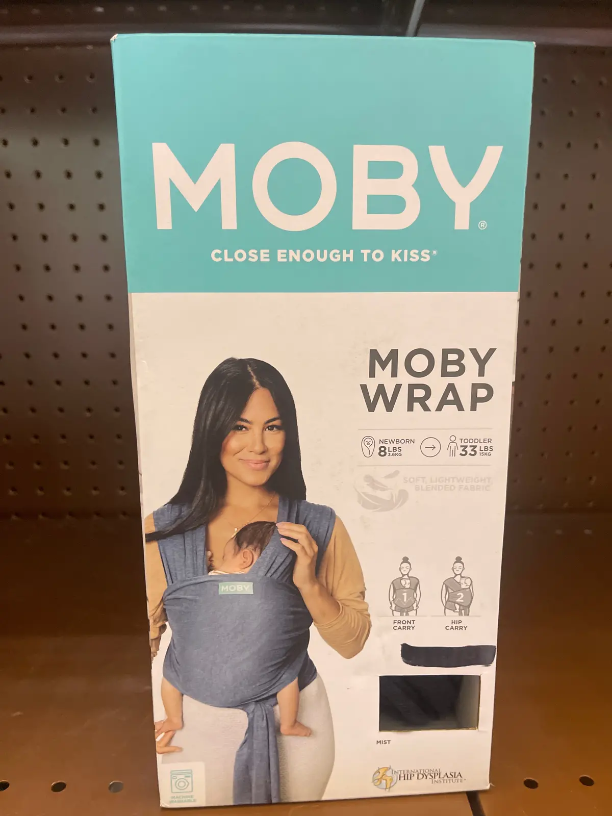Moby Classic Wrap Baby Carrier - Mist 1