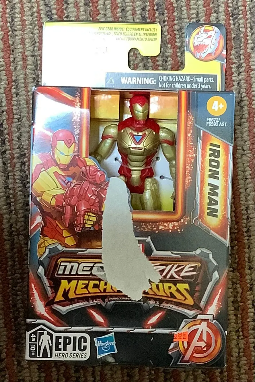 Marvel Mech Strike Mechasaurs Iron Man Action Figure 1