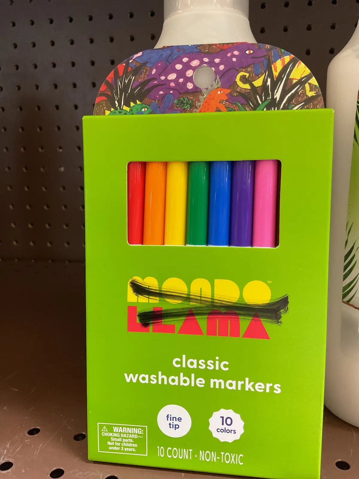 10Ct Washable Markers Fine Tip Classic Colors 1