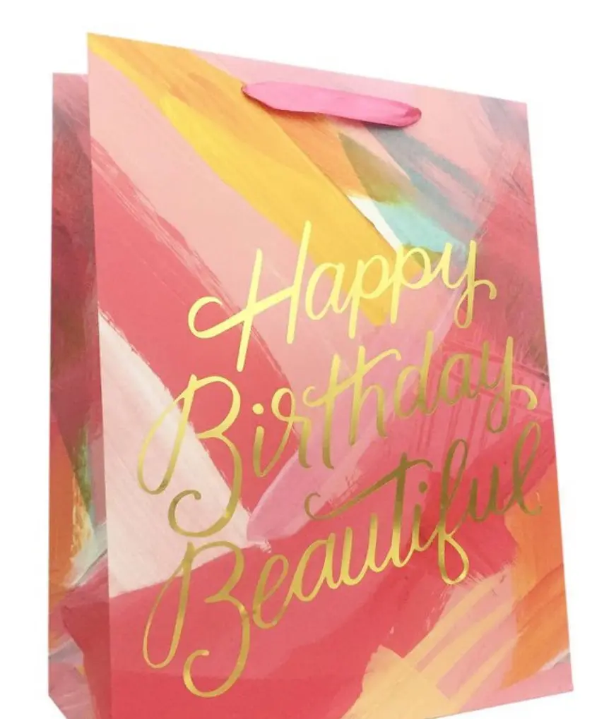 "Happy Birthday Beautiful" Medium Gift Bag 1