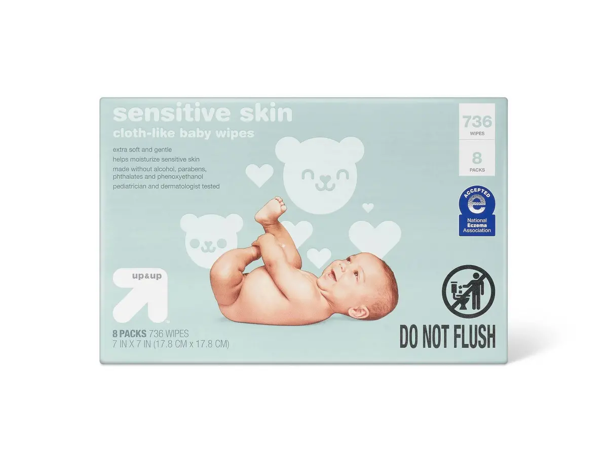 Damaged Box!! Sensitive Baby Wipes Pack - 736Ct 1
