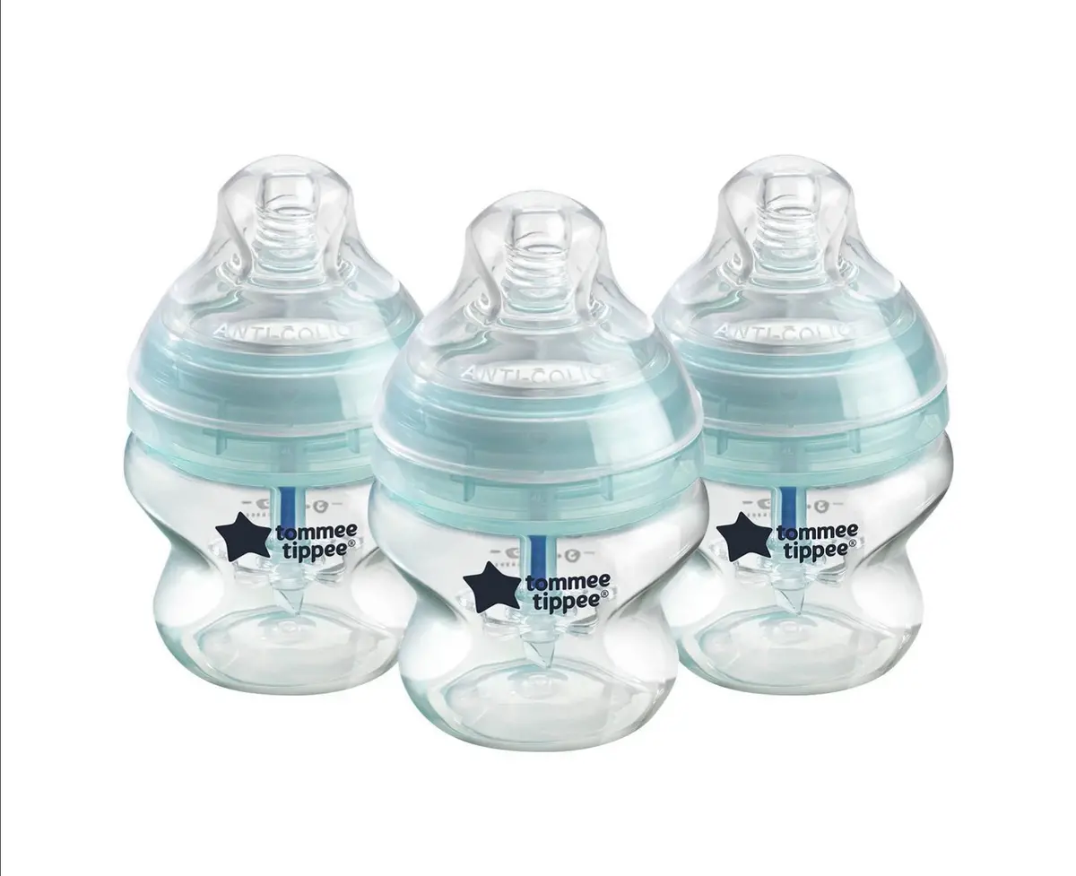 Tommee Tippee Advanced Anti-Colic Baby Bottle - Clear -
5Oz/3Pk 1