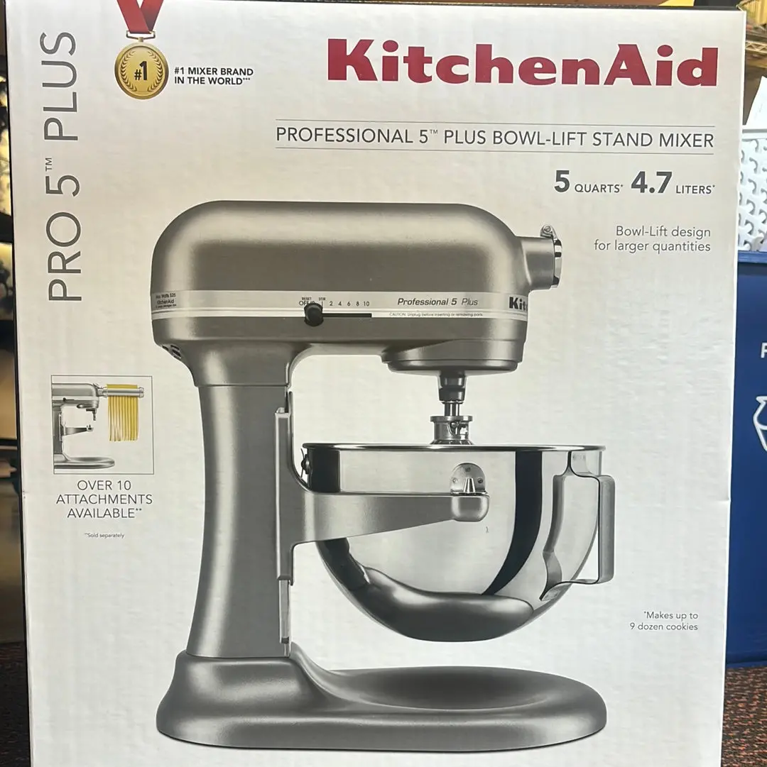 Kitchenaid Professional 5 Plus Bowl-Lift 5Qt Stand Mixer - Silver - Kv25goxsl 1