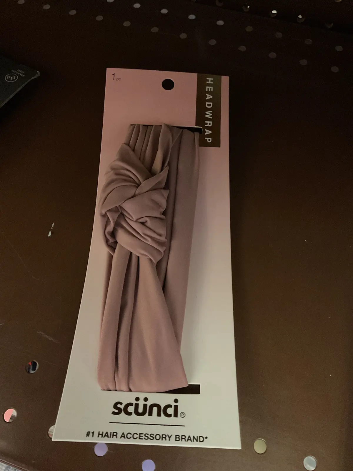 Scunci Soft Knotted Headwrap, Neutral, 1-Piece 1