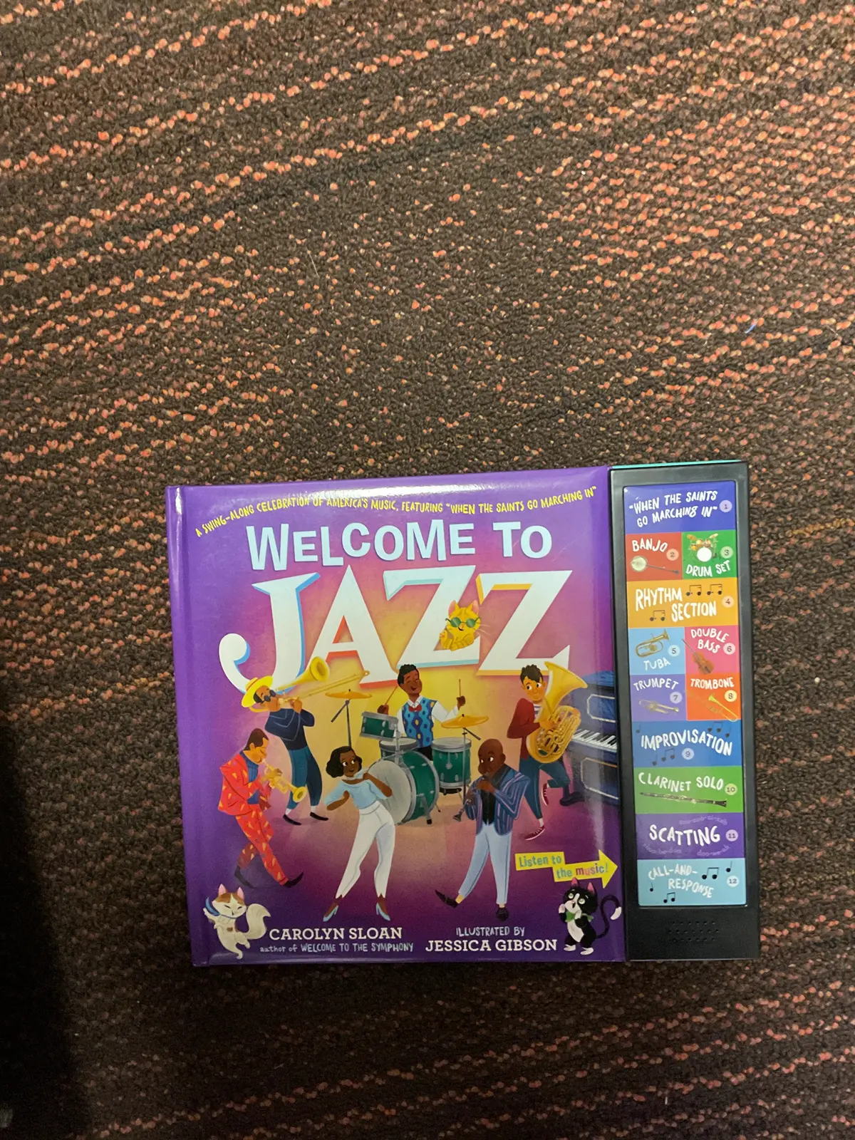 Welcome To Jazz - By Carolyn Sloan (Hardcover) Plays Music! 1