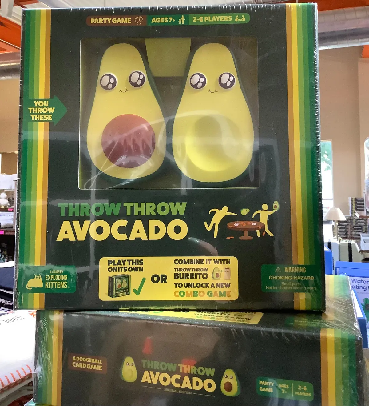 Throw Throw Avocado Game By Exploding Kittens 1