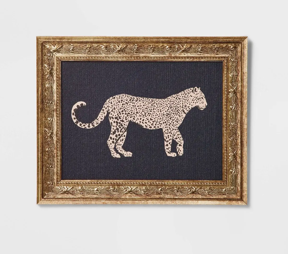 10”X8” Cheetah Framed Wall Art Canvas 1