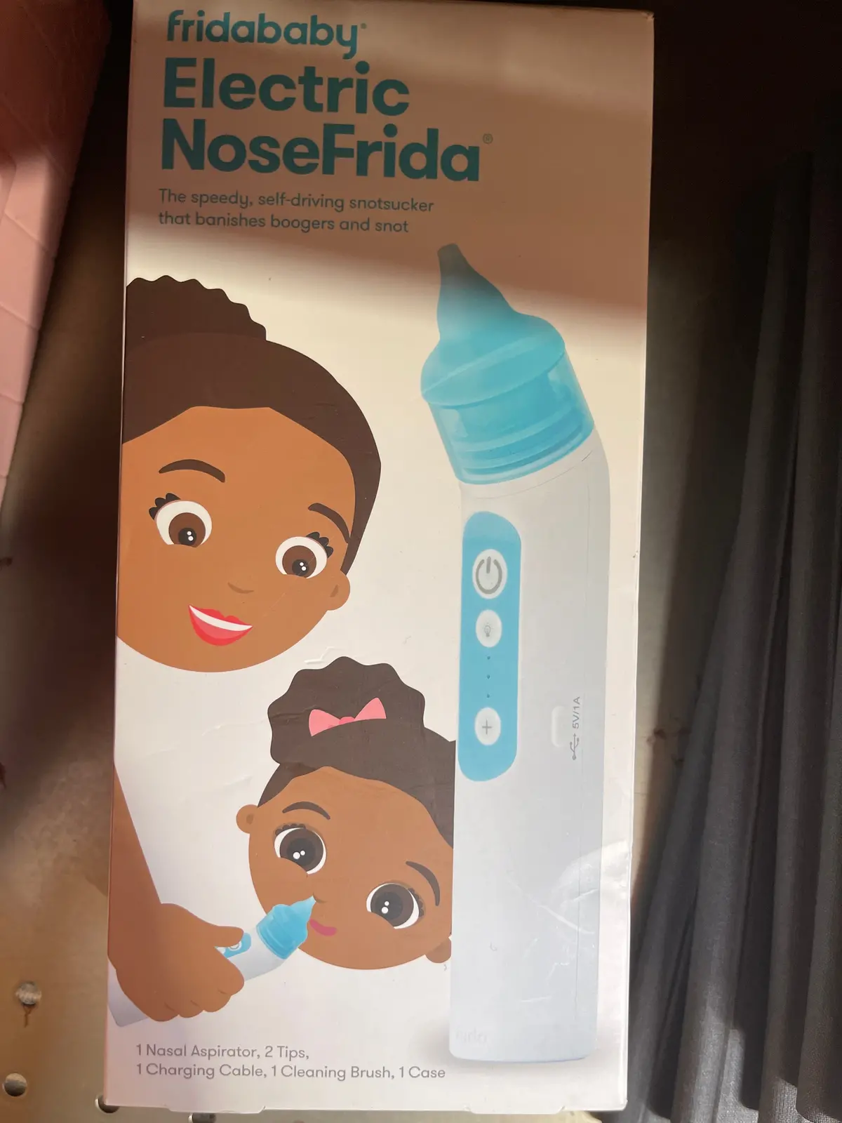Frida Baby Electric Nosefrida Nasal Aspirator
- 5Pc 1