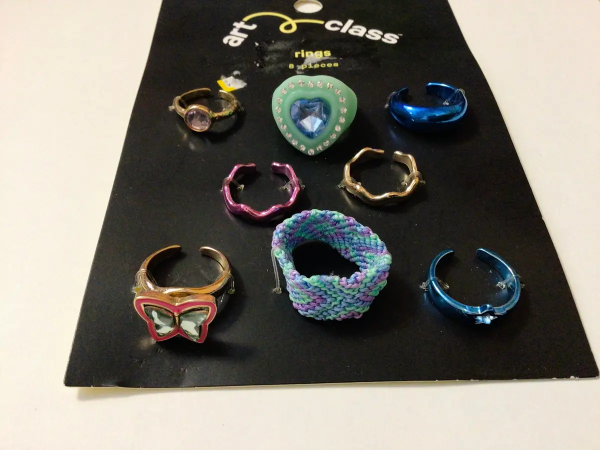 Multi Rings - Blue/Gold 1