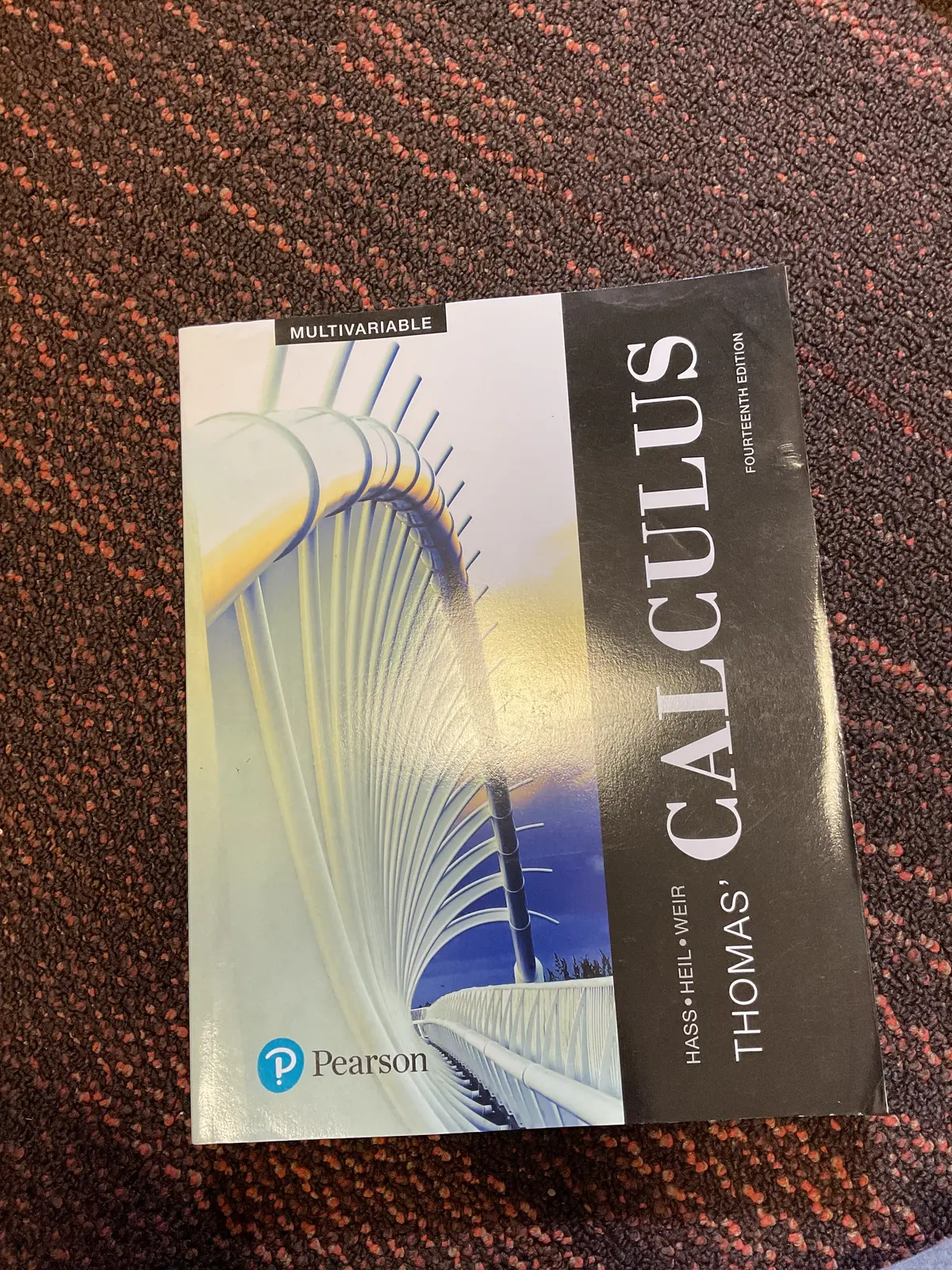 Thomas' Calculus Multivariable 14Th Edition 1