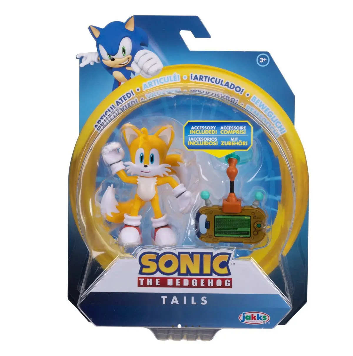 Sonic The Hedgehog Tails Action Figure With Miles Electric Accessory 1