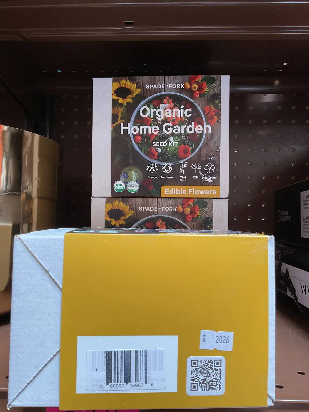 Spade To Fork Organic Edible Flower Garden Kit 1