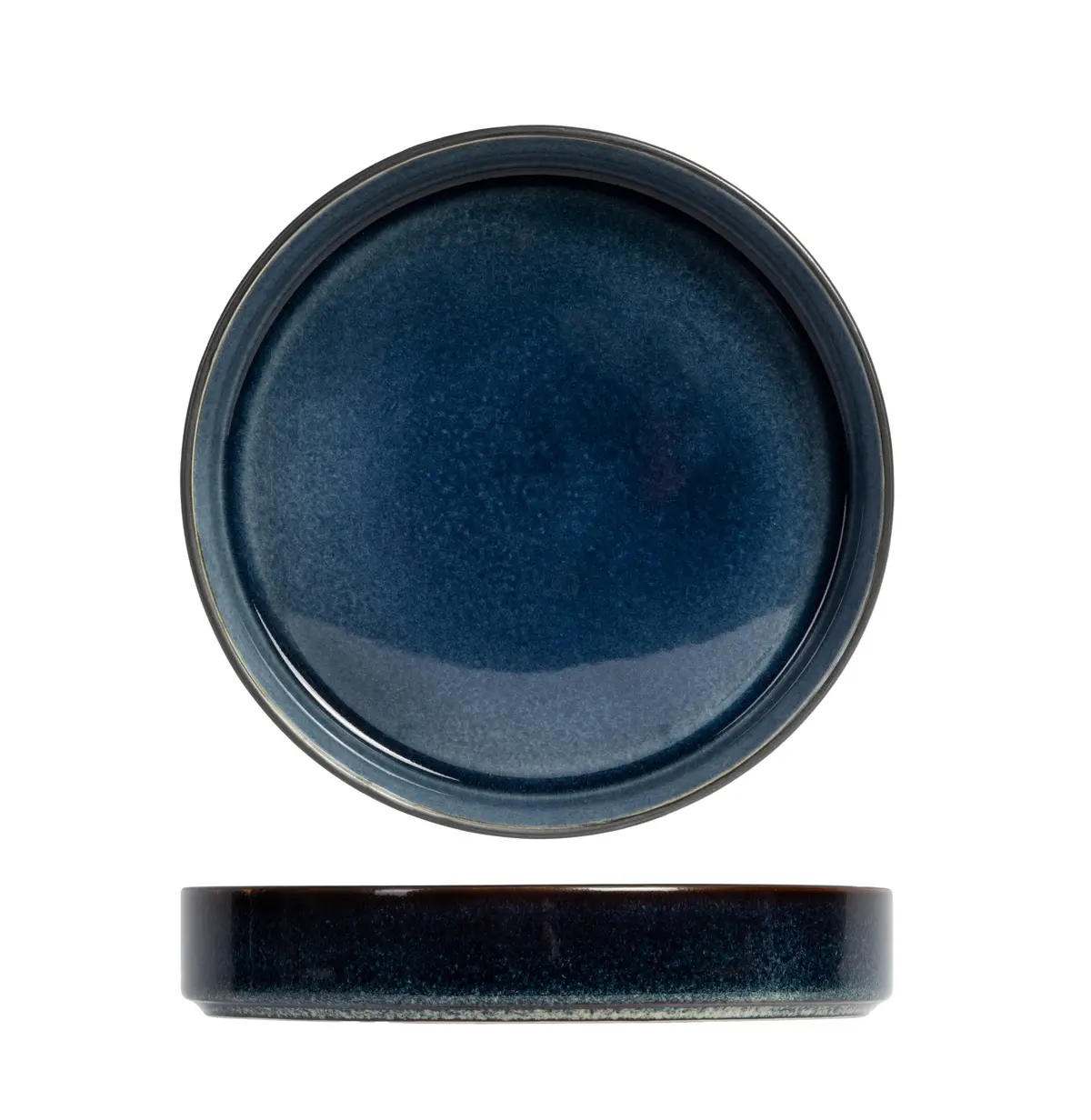 Cosy & Trendy Diepe Borden / Pastaborden - Quintana Blue Ø 23 Cm  / H 4.3 Cm  - 4 Stuks 1