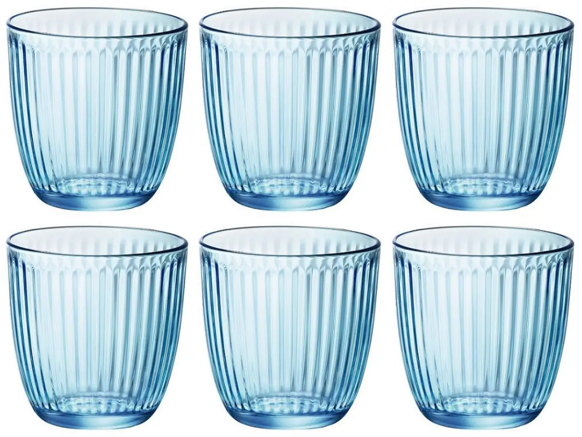 Bormioli Rocco Waterglazen Line Blauw - 290 Ml - 6 Stuks 1
