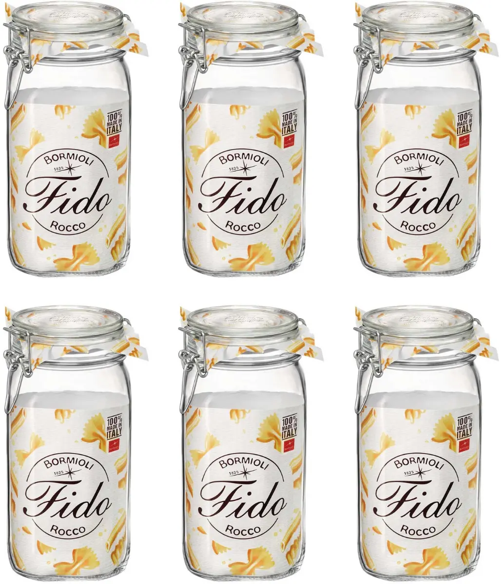 Bormioli Rocco Weckpot Fido 11 X 11 Cm / 1.5 Liter - 6 Stuks 1