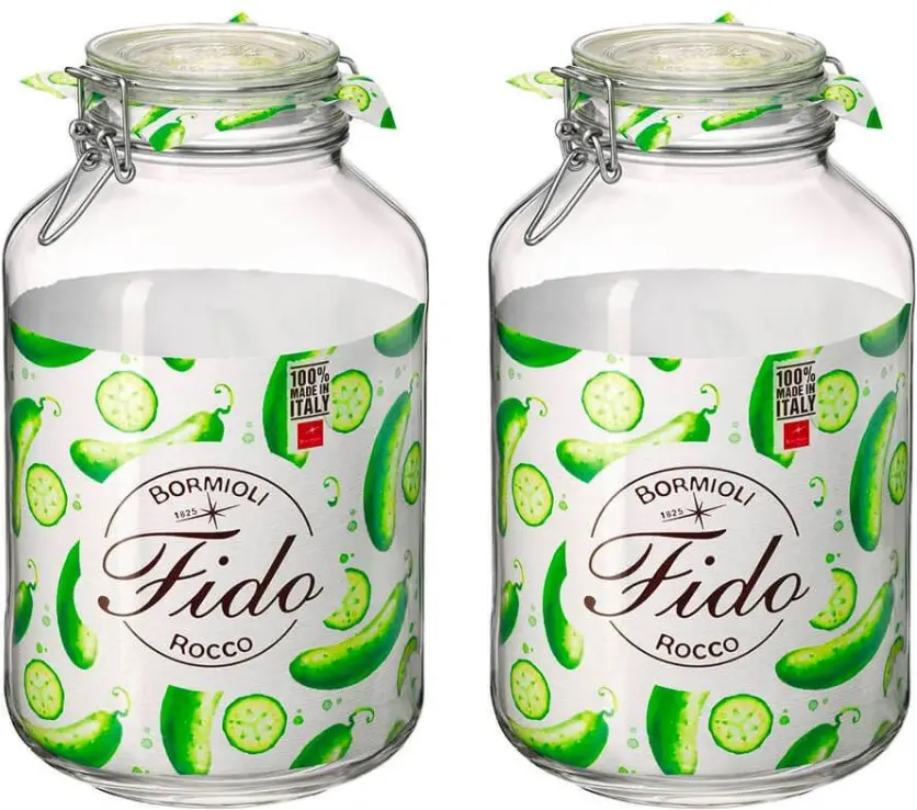 Bormioli Rocco Weckpot Fido - Ø 16 Cm / 4 Liter - 2 Stuks 1