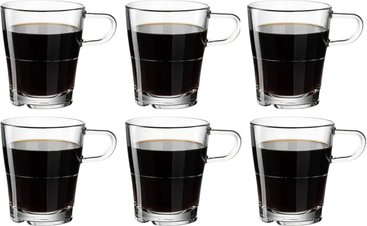 Leonardo Koffieglazen Senso - Stapelbaar - 250 Ml - 6 Stuks 1