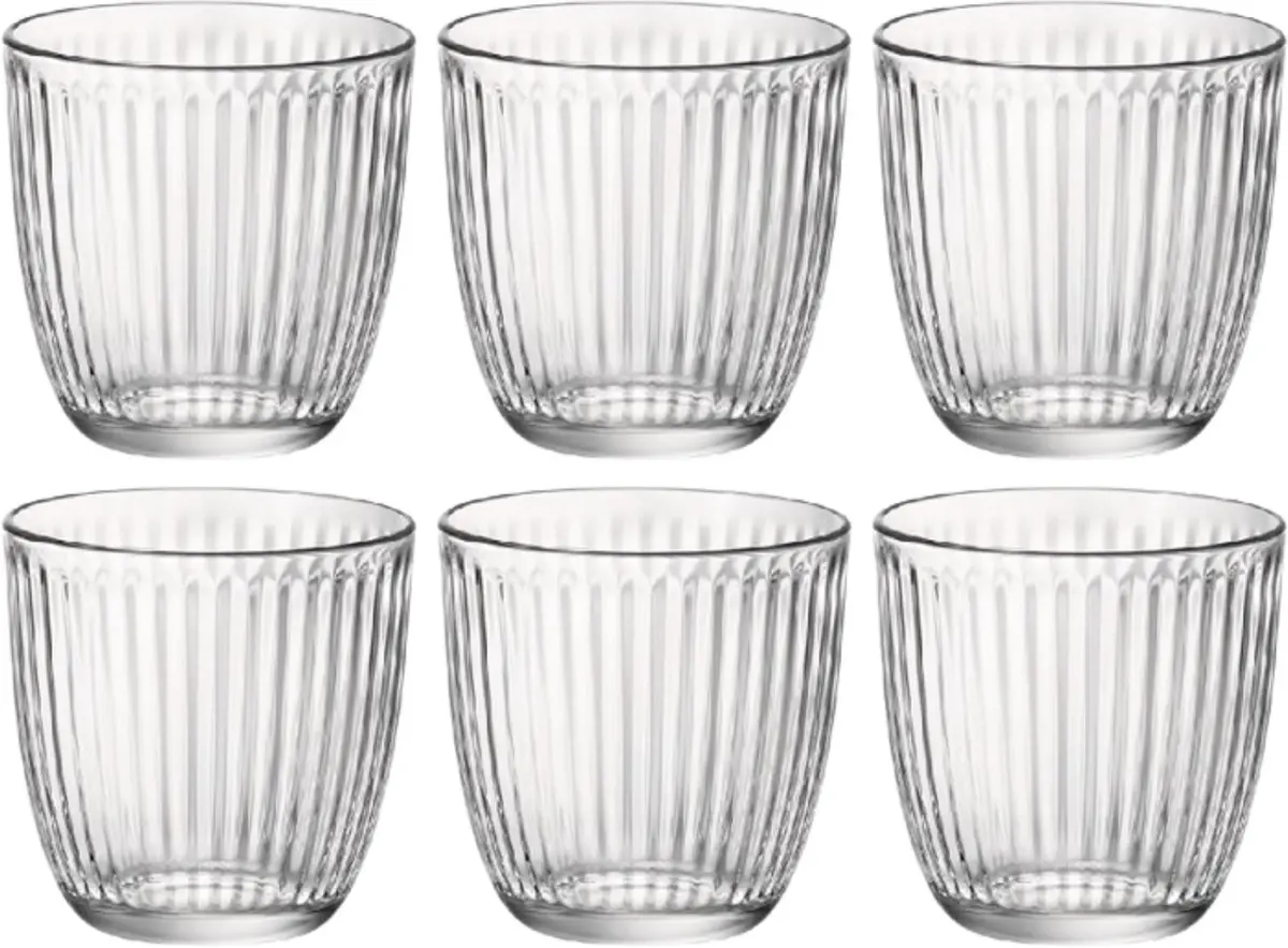 Bormioli Rocco Waterglazen Line Transparant 290 Ml - 6 Stuks 1
