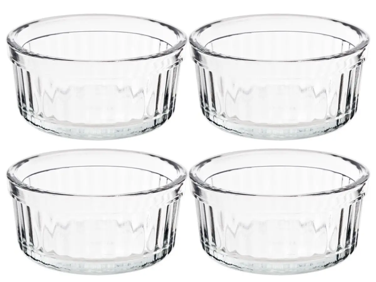 Cosy & Trendy Ramekins / Soufflébakje / Creme Brulee Schaaltjes - Ø 9 Cm / 140 Ml - 4 Stuks 1
