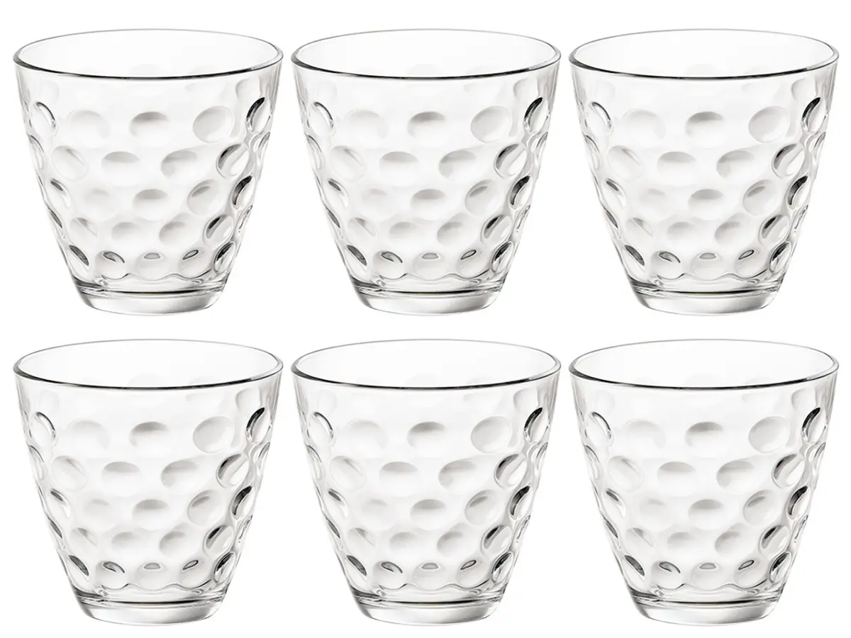 Bormioli Rocco Glazen Dots - Transparant - 250 Ml - 6 Stuks 1