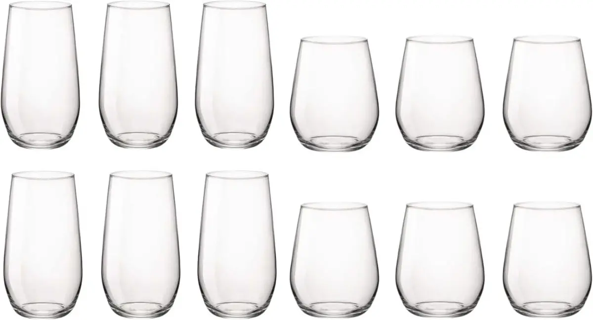 Bormioli Rocco Waterglazenset Electra - (Waterglazen & Longdrinkglazen) - 12 Delige Set 1