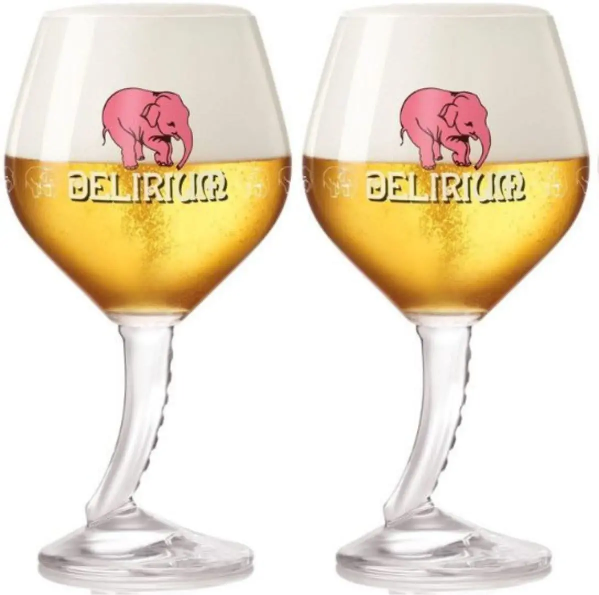 Delirium Bierglazen Op Voet - 330 Ml - 2 Stuks 1