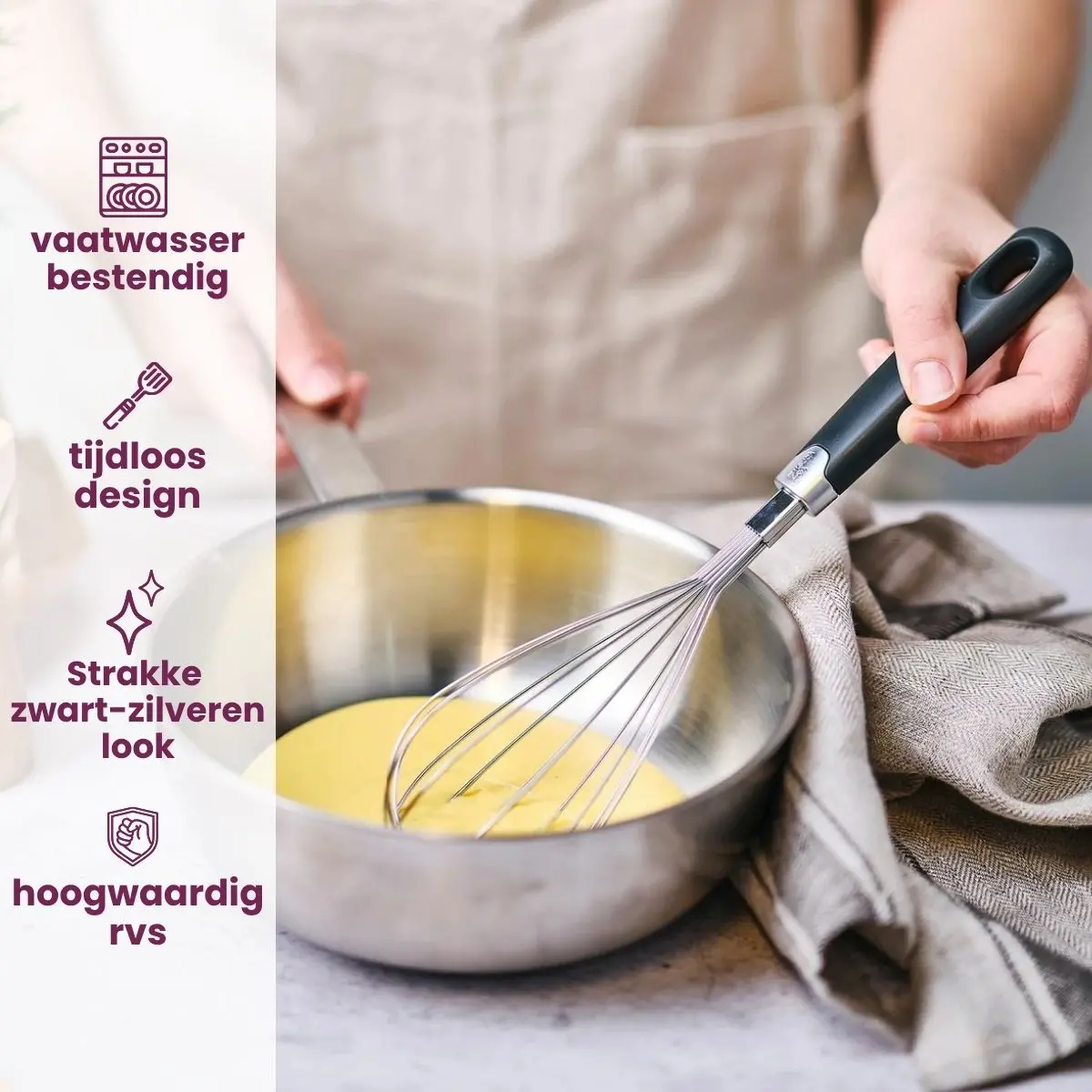Cosy & Trendy Schuimspaan - Delish - Rvs Zwart 2