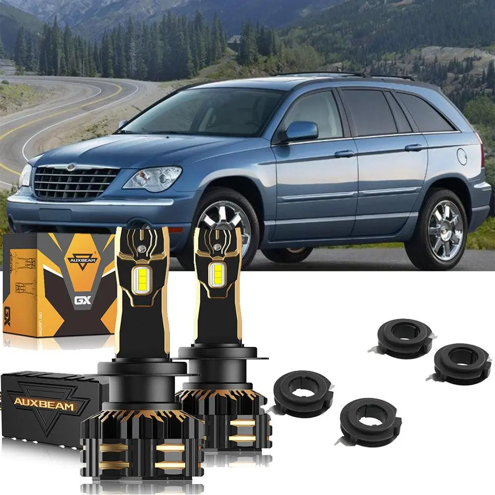 For 2005-2006 Chrysler Pacifica H7 Led Headlight Bulbs 1