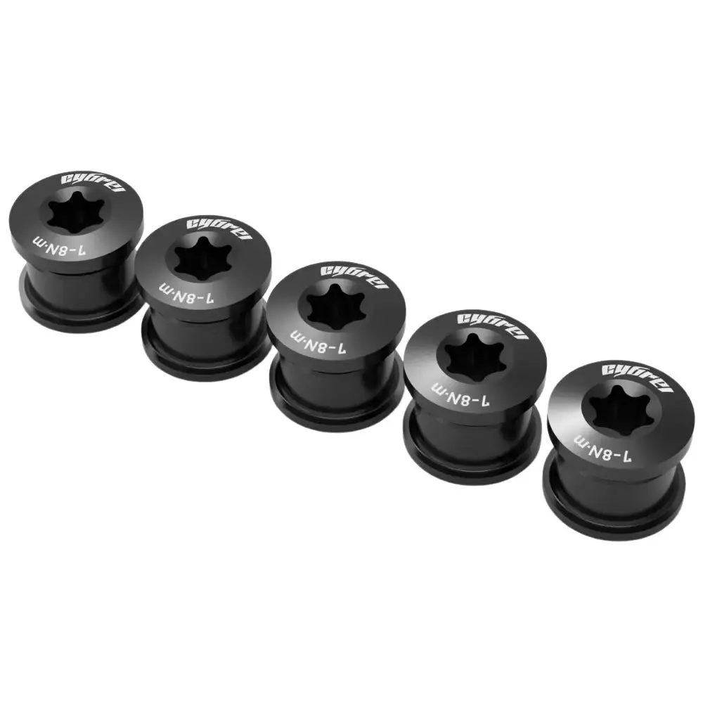 Cybrei Aluminum Chainring Bolt Kit 2X 5 Bolts 1