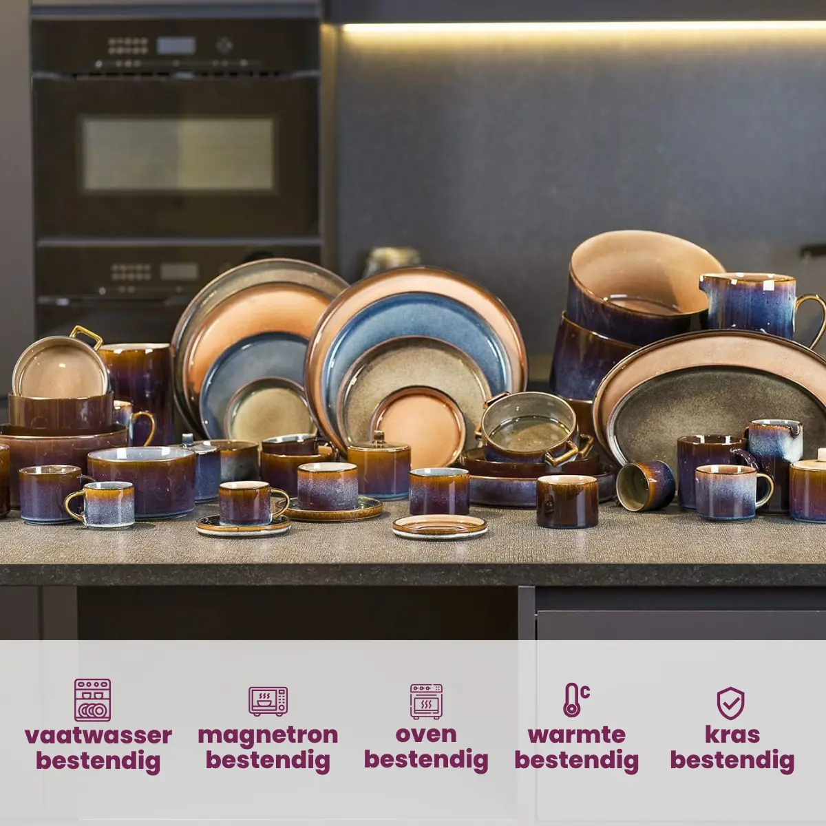 Cosy & Trendy Koffiekopjes / Senseokopjes - Quintana Amber - 220 Ml - 4 Stuks 2