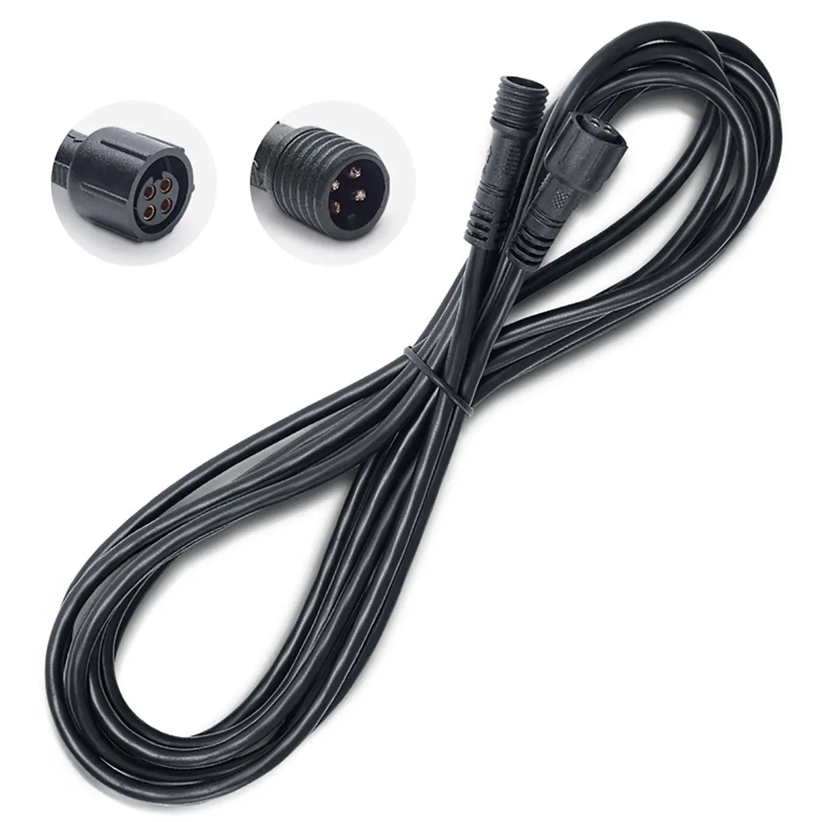 10Ft Rgb Rock Light Extension Wire Cable - Only For 4 And 8 Pods Rgb Led Rock Lights Connection 1