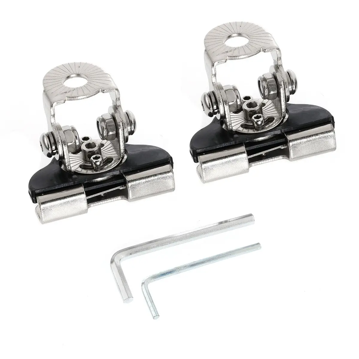 Universal Led Light Bar Mounting Brackets Adjustable Pillar Hood For Offroad Jeep Suv Truck 1