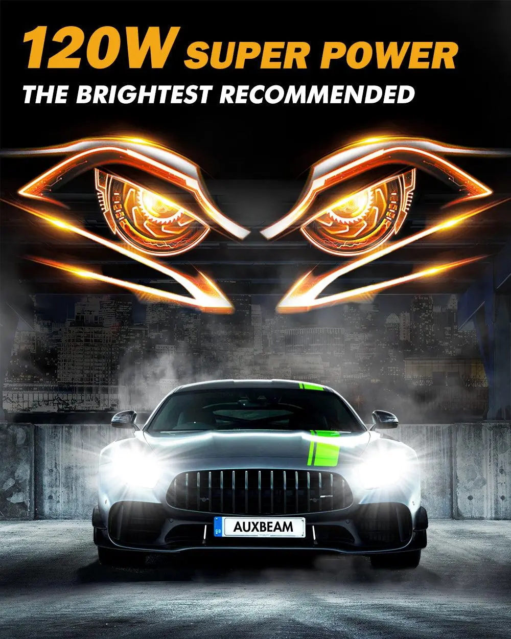 For 2006-2013 Toyota Yaris H4 Led Headlight Bulbs 2