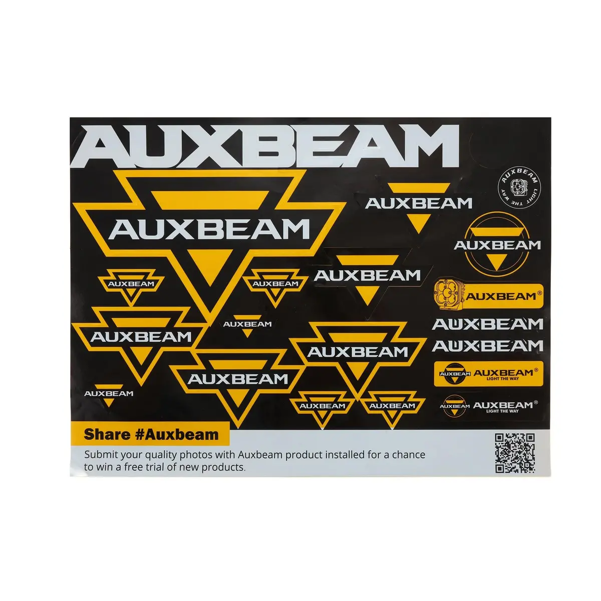 Auxbeam Designs Sticker Sheet 1